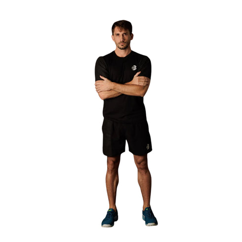 Playera Drybreak Dryplay Clásica Negra IPlay Padel