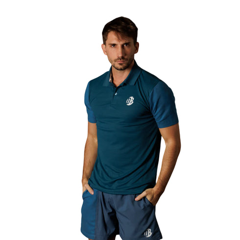 Playera Polo Drybreak Drygame Azul IPlay Padel