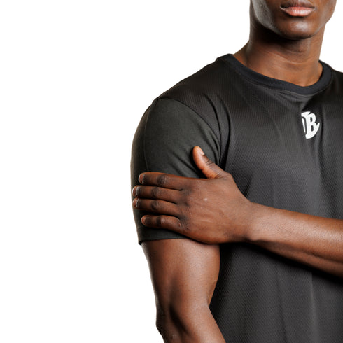 Playera Drybreak Clásica Dryplay Negra IPlay Padel
