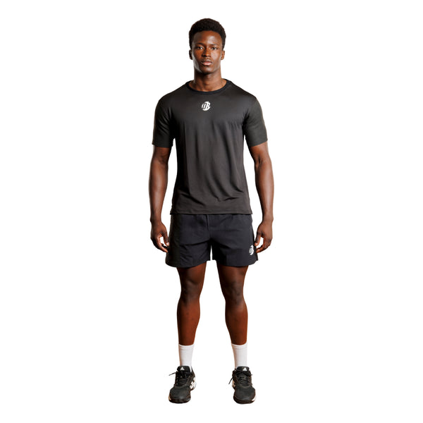 Playera Drybreak Clásica Dryplay Negra IPlay Padel