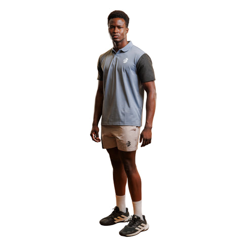 Playera Drybreak Polo Drygame Azul Navy IPlay Padel