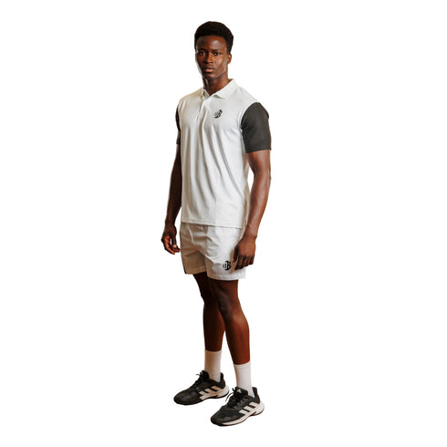Playera Drybreak Polo Drygame Blanca IPlay Padel
