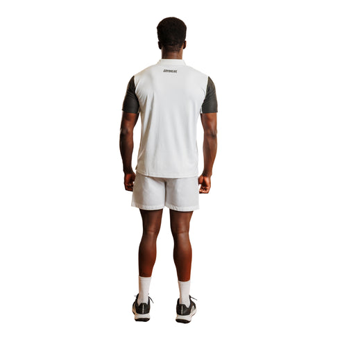 Playera Drybreak Polo Drygame Blanca IPlay Padel