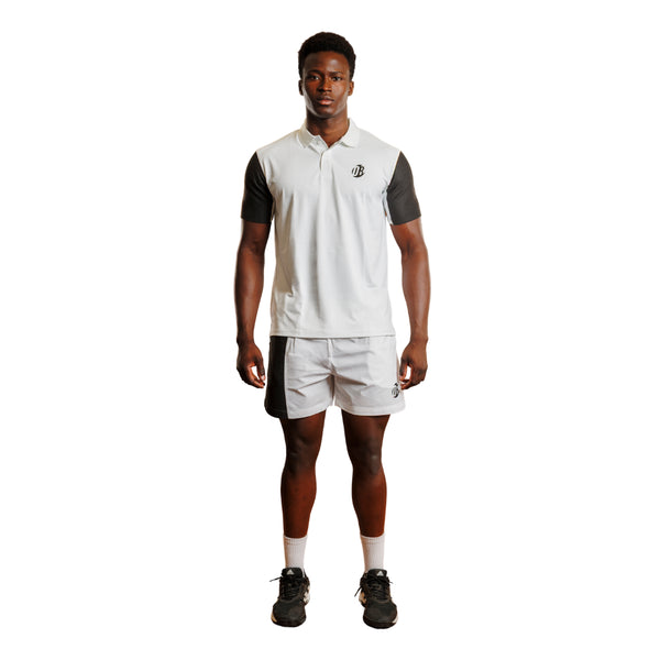 Playera Drybreak Polo Drygame Blanca IPlay Padel