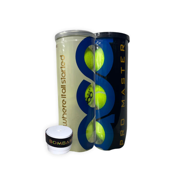 Pack Black Friday - Pelotas Aca 2 Piezas+ Grip 1 Pieza