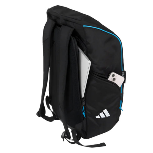 Mochila Adidas Protour Negro/Azul 3.4 2025 IPlay Padel