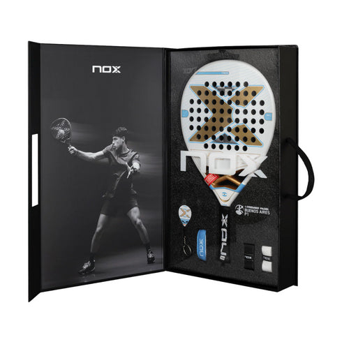 Pala Nox AT10 Luxury Genius 18K Alum Agustín Tapia Edición Especial Buenos Aires 2025