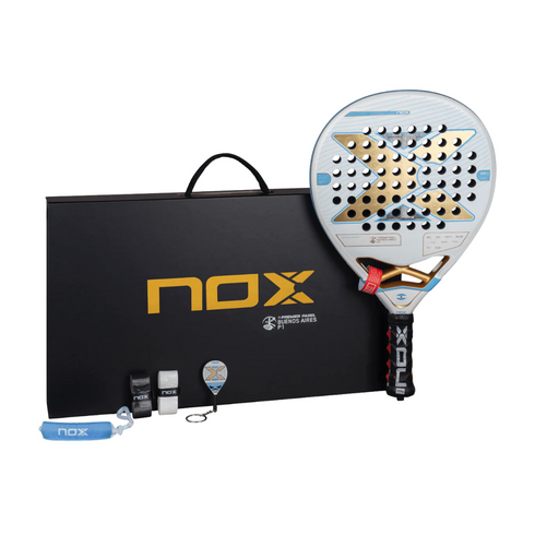 Pala Nox AT10 Luxury Genius 18K Alum Agustín Tapia Edición Especial Buenos Aires 2025 IPlay Padel