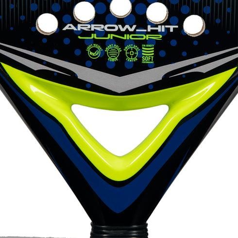 Pala Adidas Arrow Hit Junior Blanco/Azul 2026 IPlay Padel
