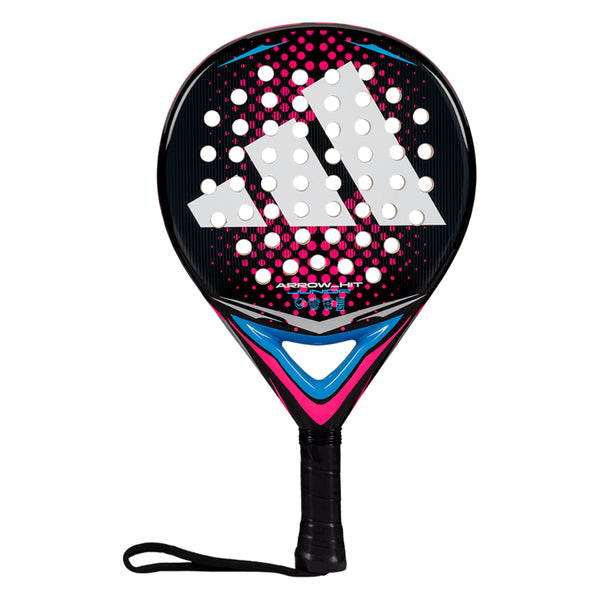 Pala Adidas Arrow Hit Junior Blanco/Rosa 2026 IPlay Padel