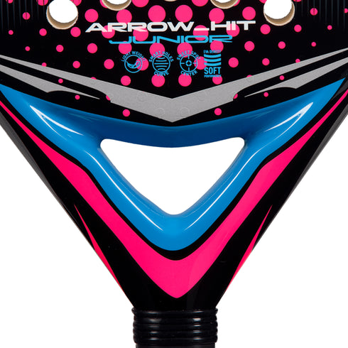 Pala Adidas Arrow Hit Junior Blanco/Rosa 2026 IPlay Padel