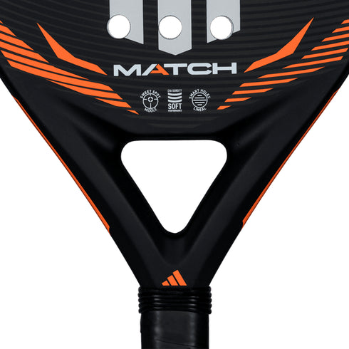 Pala Adidas Match Black/Orange 2026 IPlay Padel