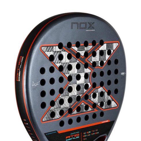 Pala Nox AT10 Genius 18K Alum 2025 Agustín Tapia