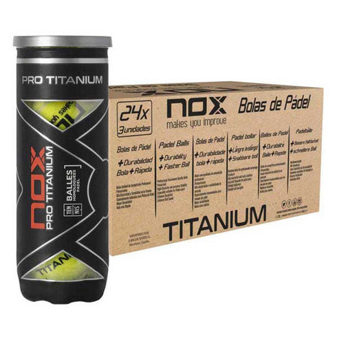Pelotas Nox Pro Titanium (x3)