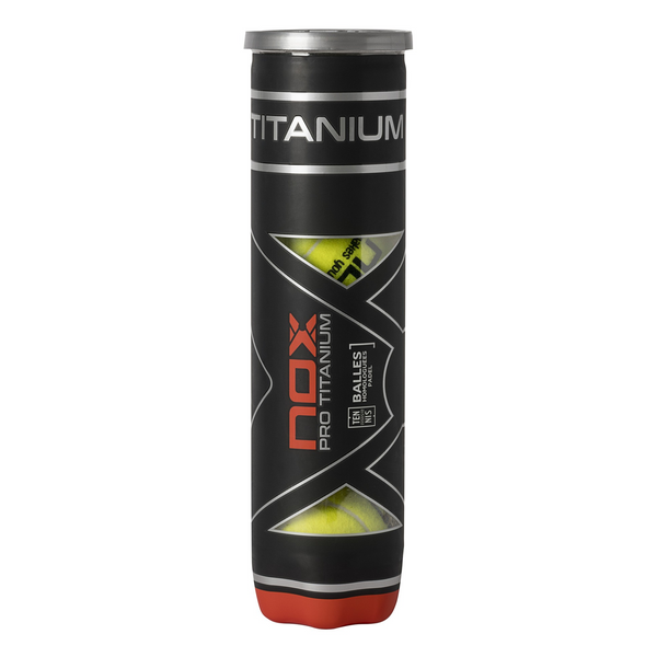 Pelotas Nox Pro Titanium (x4) IPlay Padel
