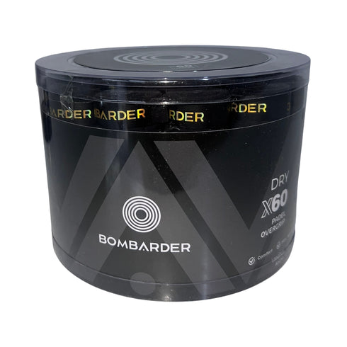 Tambor Overgrips Bombarder Dry Lisos Negros (x60)